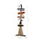 Glitzhome® 42" Lighted Halloween Witch's Broom Porch Décor with Timer
